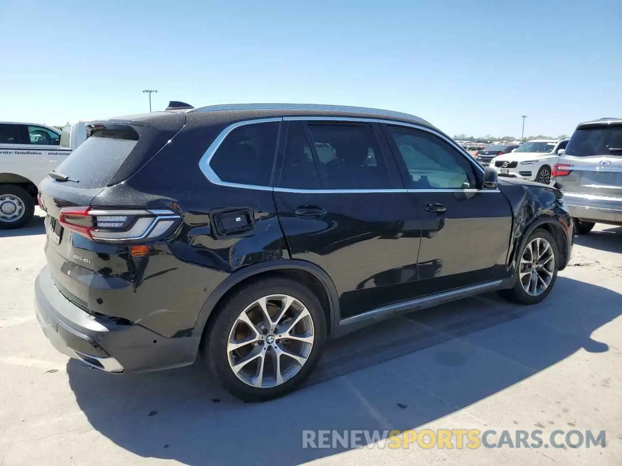 3 fotografías del automóvil dañado 5UXCR4C00L9B56482 BMW X5 2020