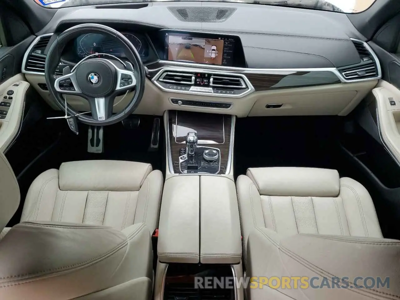 8 fotografías del automóvil dañado 5UXCR4C00L9C00349 BMW X5 2020
