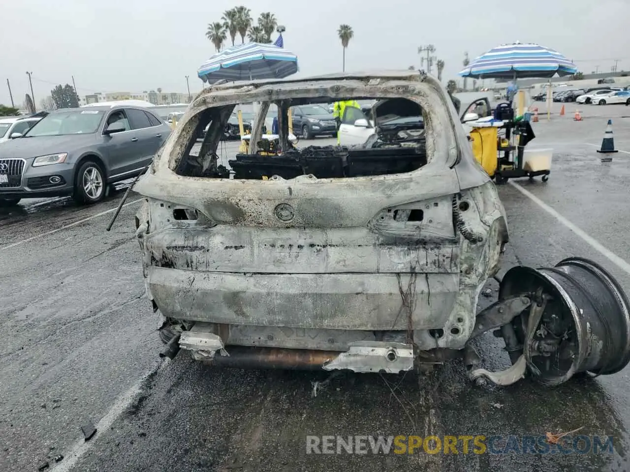 6 fotografías del automóvil dañado 5UXCR4C01L9D46906 BMW X5 2020