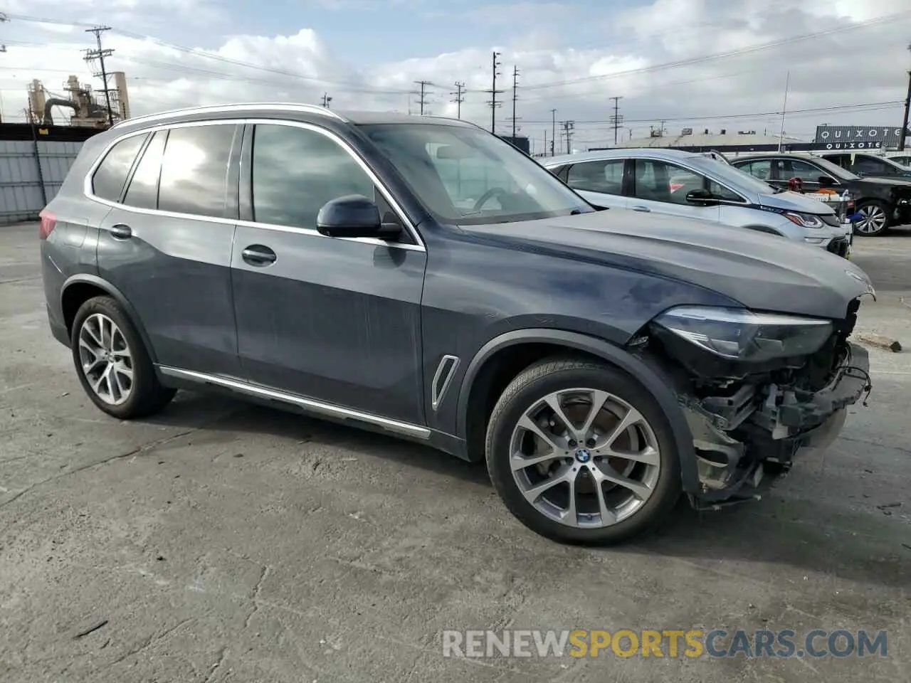 4 fotografías del automóvil dañado 5UXCR4C02L9B89483 BMW X5 2020