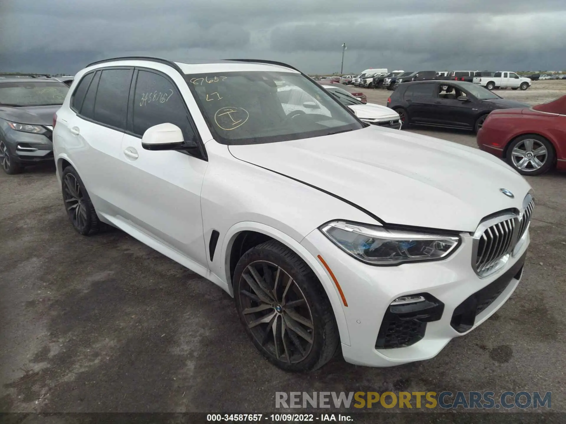 1 fotografías del automóvil dañado 5UXCR4C03L9B69517 BMW X5 2020