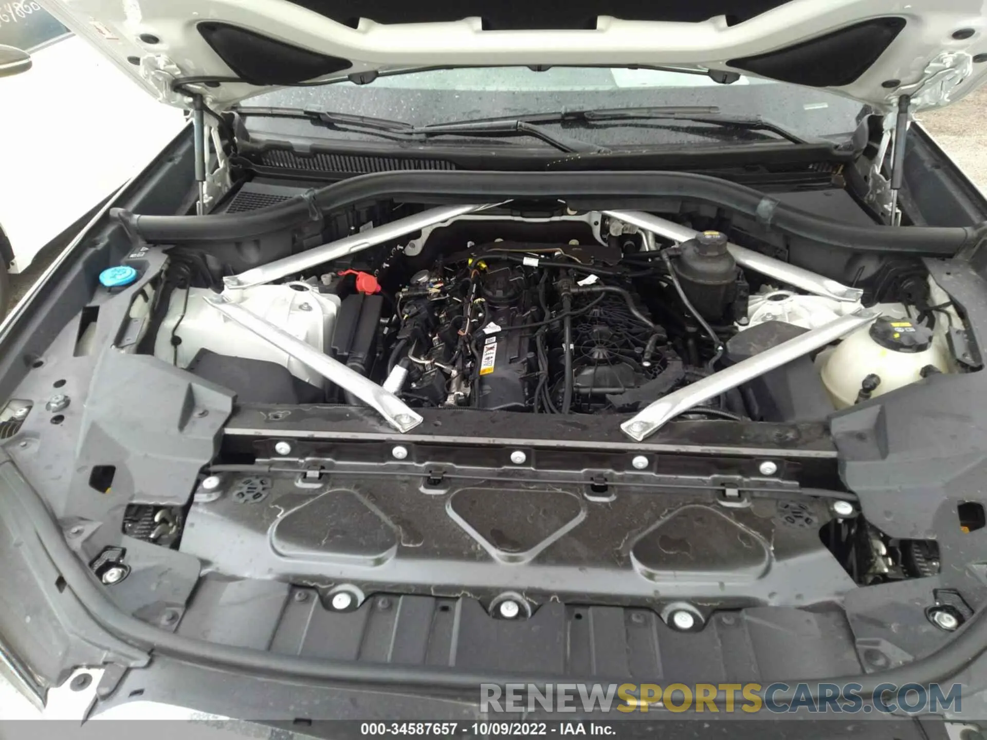10 fotografías del automóvil dañado 5UXCR4C03L9B69517 BMW X5 2020