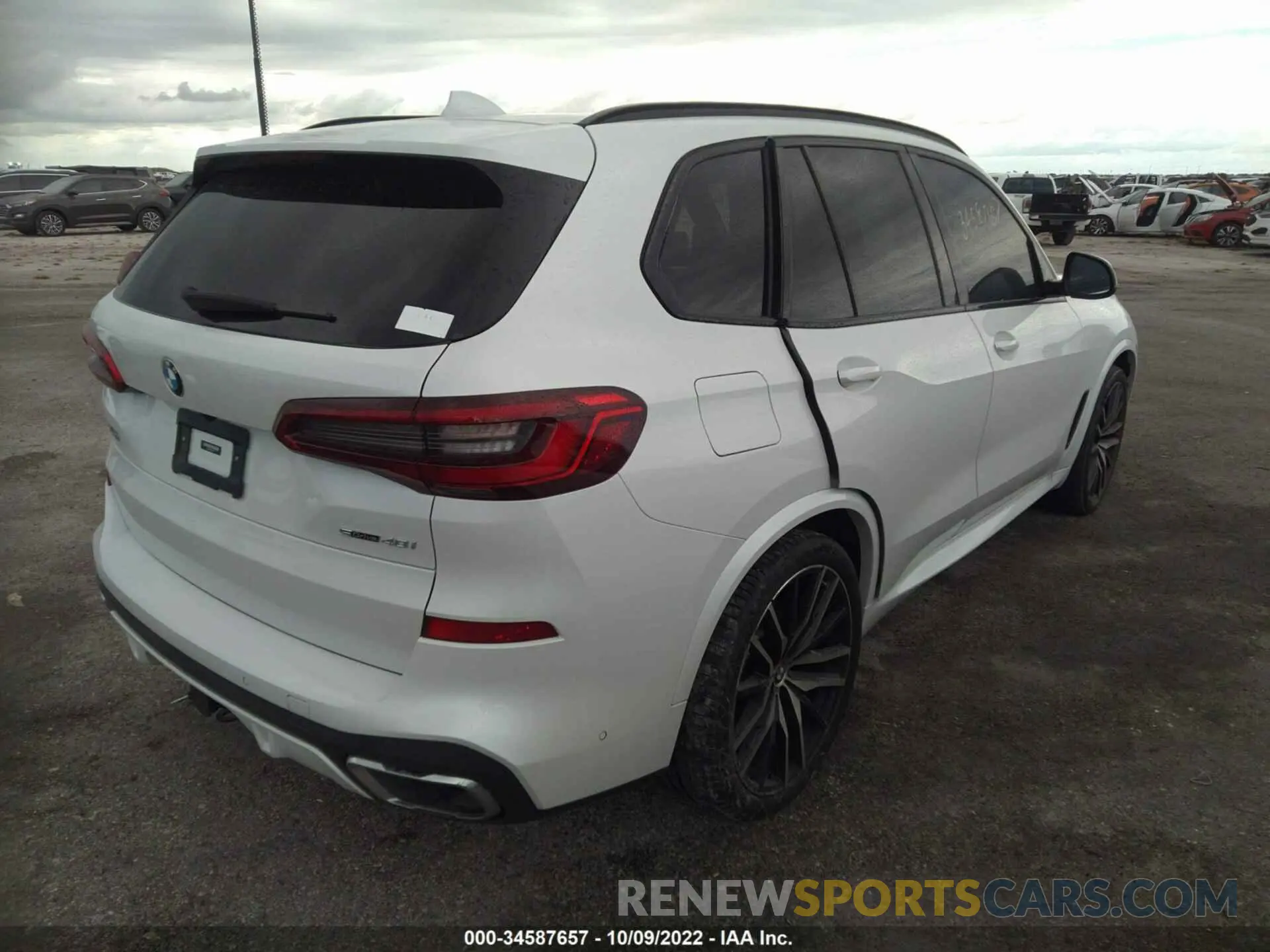 4 fotografías del automóvil dañado 5UXCR4C03L9B69517 BMW X5 2020