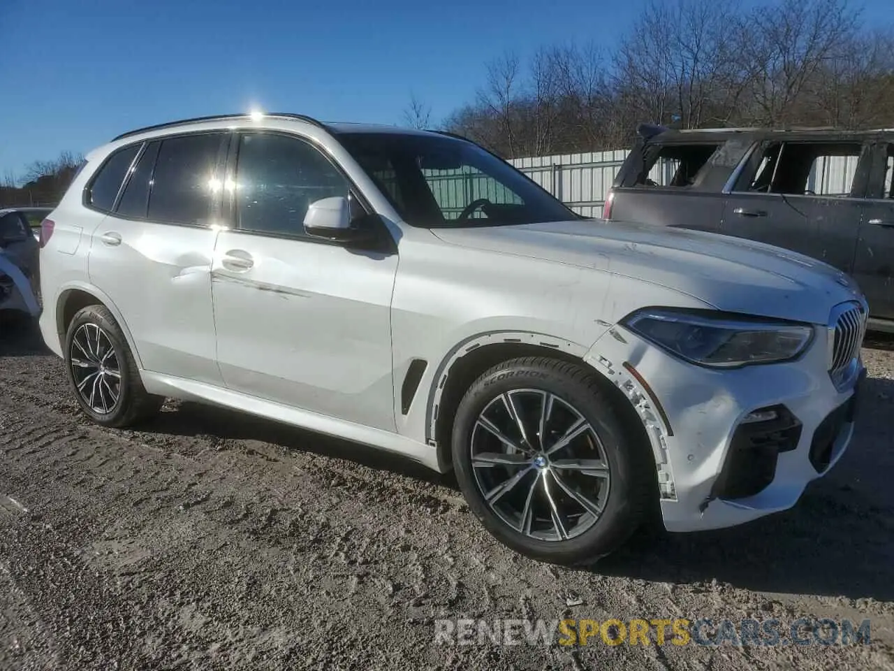 4 fotografías del automóvil dañado 5UXCR4C04L9B36154 BMW X5 2020