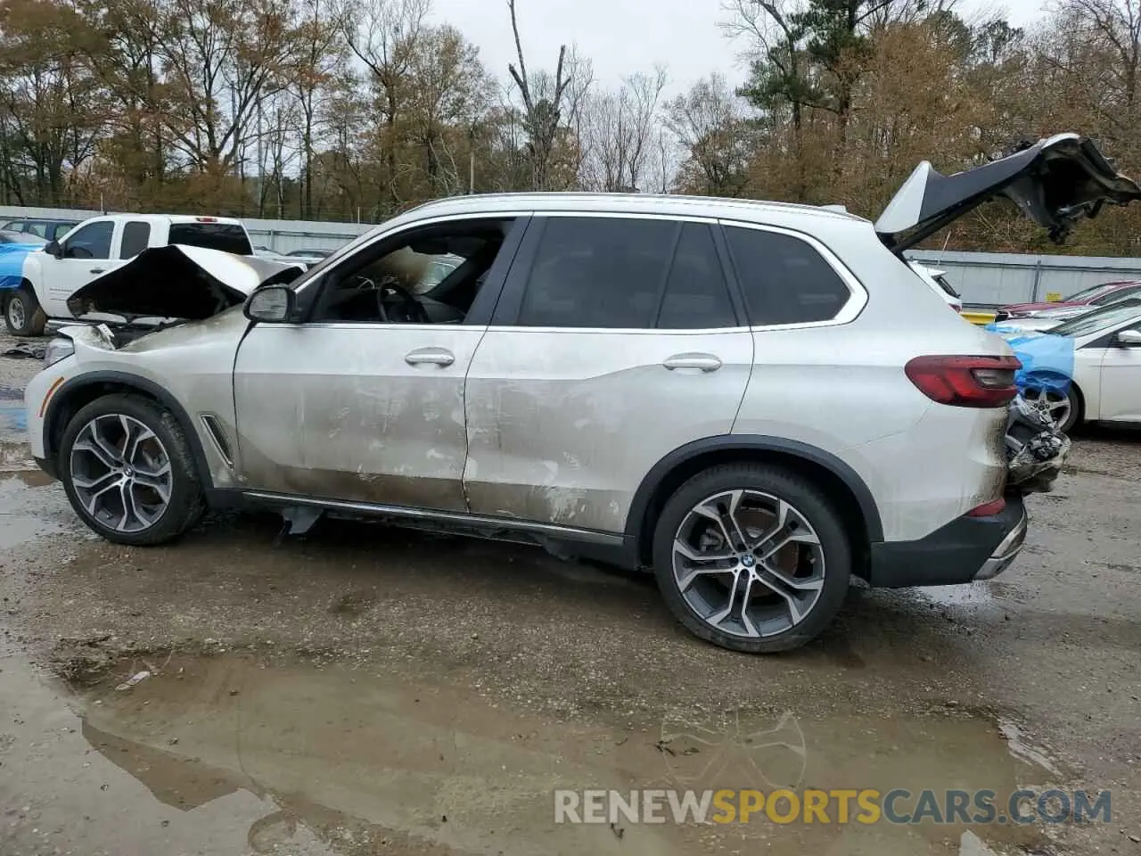 2 fotografías del automóvil dañado 5UXCR4C04L9C45455 BMW X5 2020