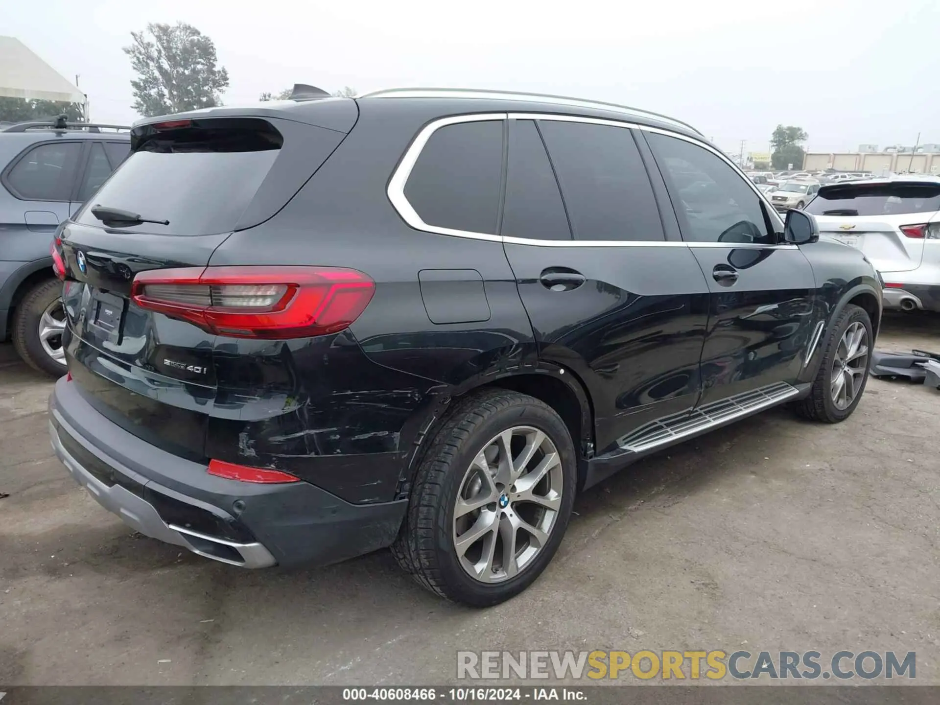 4 fotografías del automóvil dañado 5UXCR4C07L9B36603 BMW X5 2020