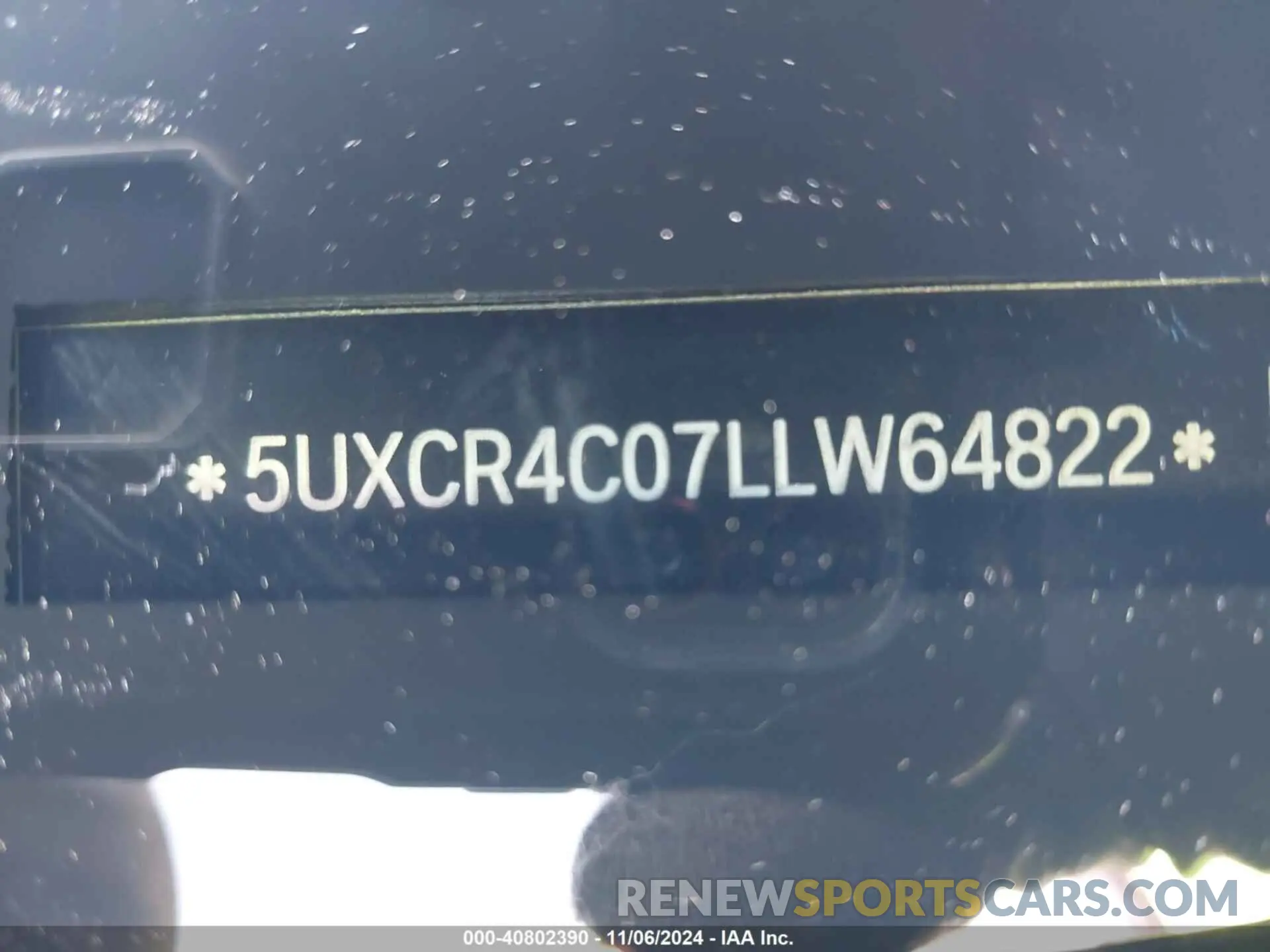 9 fotografías del automóvil dañado 5UXCR4C07LLW64822 BMW X5 2020