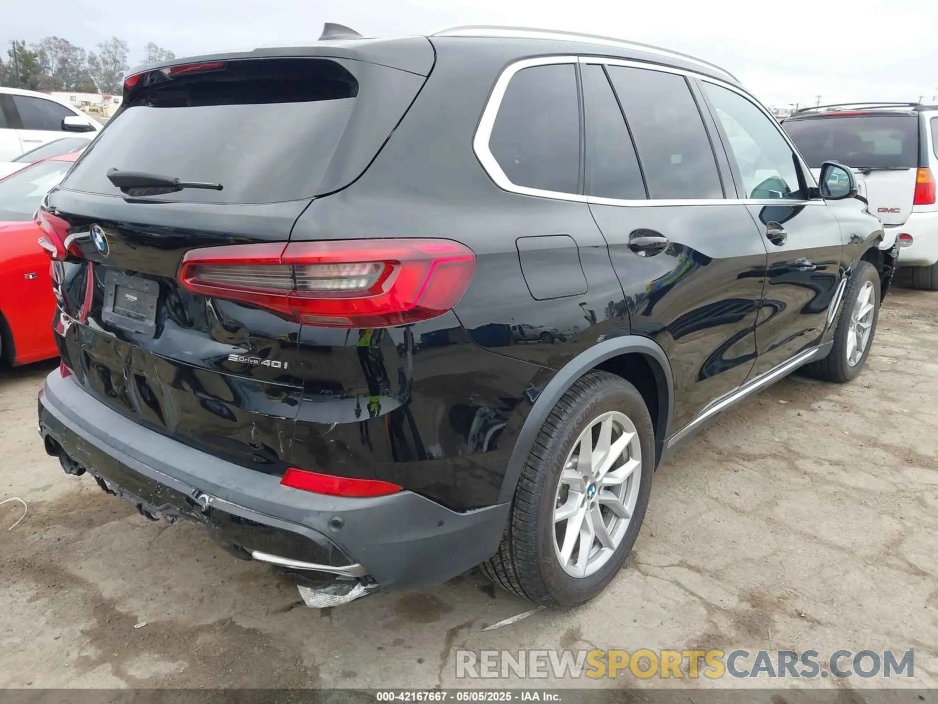 4 fotografías del automóvil dañado 5UXCR4C08L9C07517 BMW X5 2020