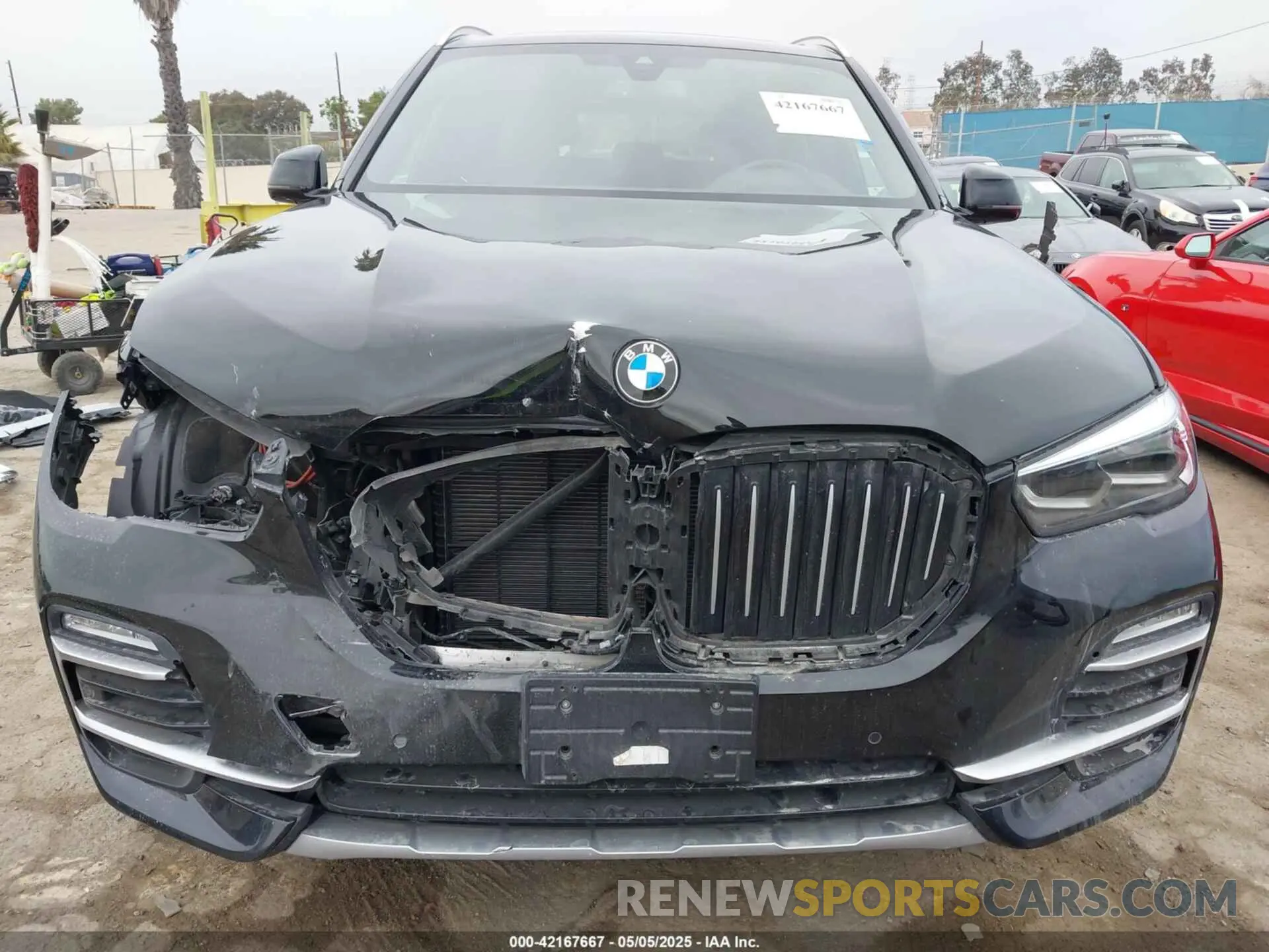 6 fotografías del automóvil dañado 5UXCR4C08L9C07517 BMW X5 2020