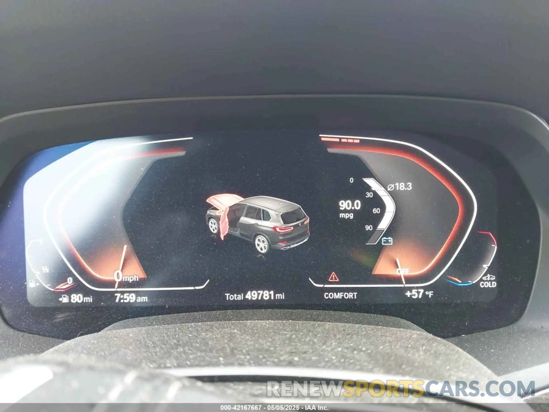 7 fotografías del automóvil dañado 5UXCR4C08L9C07517 BMW X5 2020