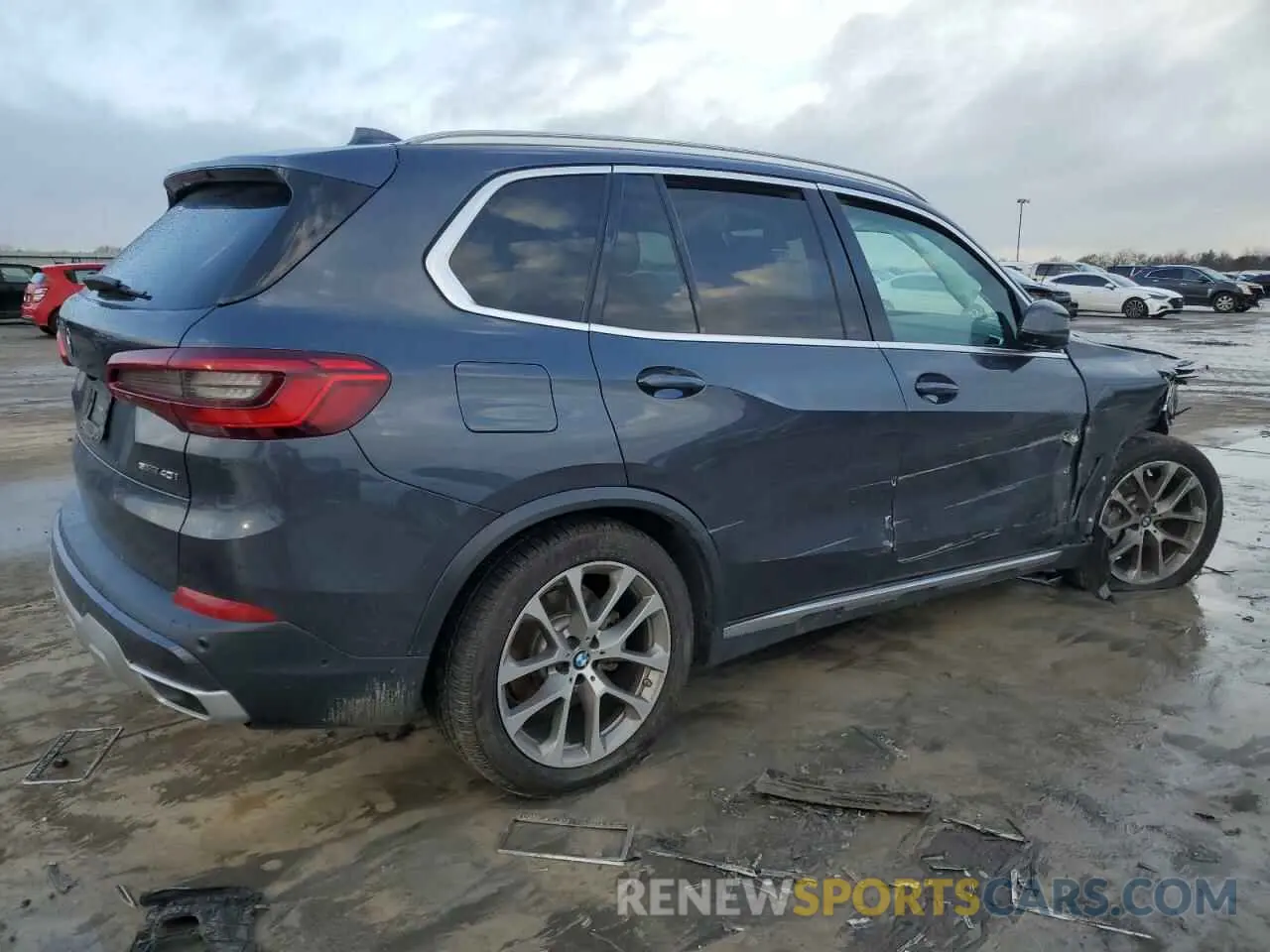 3 fotografías del automóvil dañado 5UXCR4C08LLW64957 BMW X5 2020
