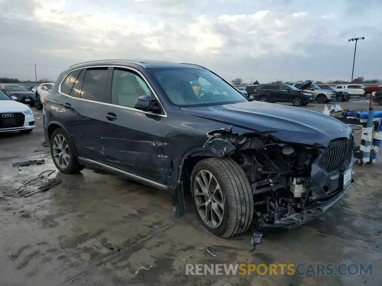 4 fotografías del automóvil dañado 5UXCR4C08LLW64957 BMW X5 2020
