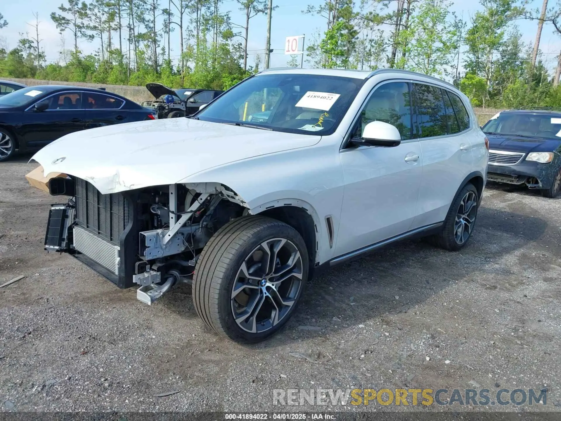 2 fotografías del automóvil dañado 5UXCR4C09L9B91649 BMW X5 2020