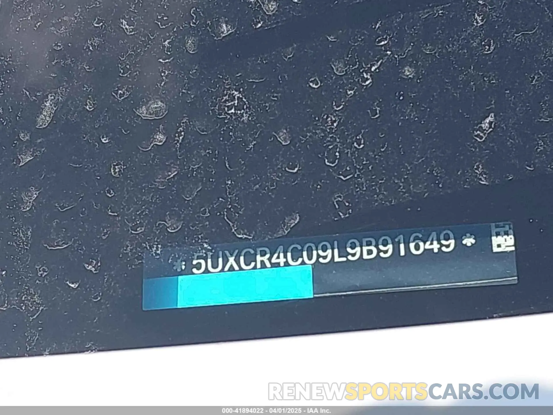 9 fotografías del automóvil dañado 5UXCR4C09L9B91649 BMW X5 2020