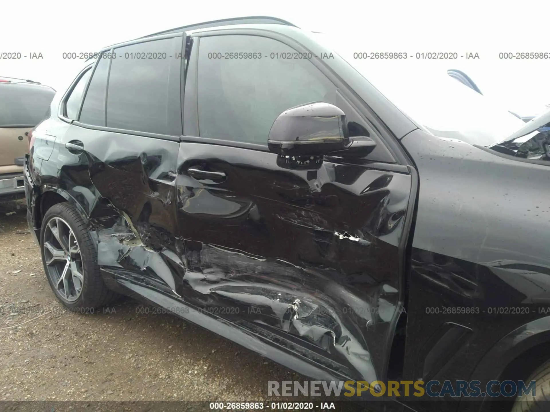 6 fotografías del automóvil dañado 5UXCR4C09LLE31060 BMW X5 2020