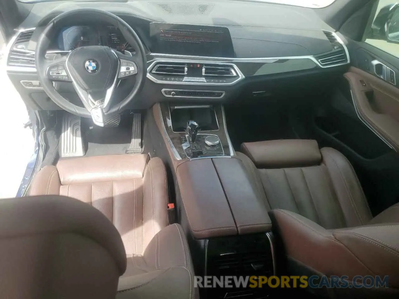 8 fotografías del automóvil dañado 5UXCR4C0XLLW64815 BMW X5 2020
