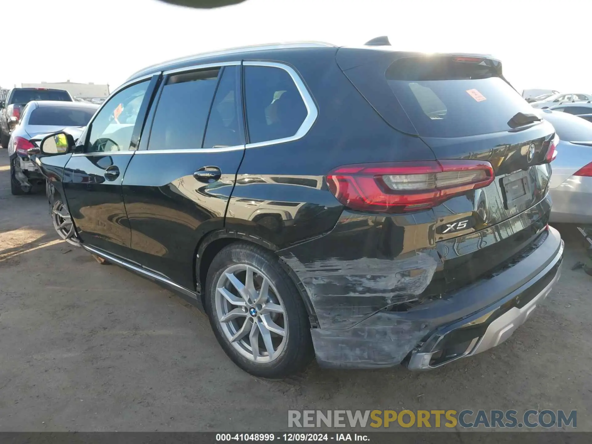 3 fotografías del automóvil dañado 5UXCR4C0XLLW65026 BMW X5 2020