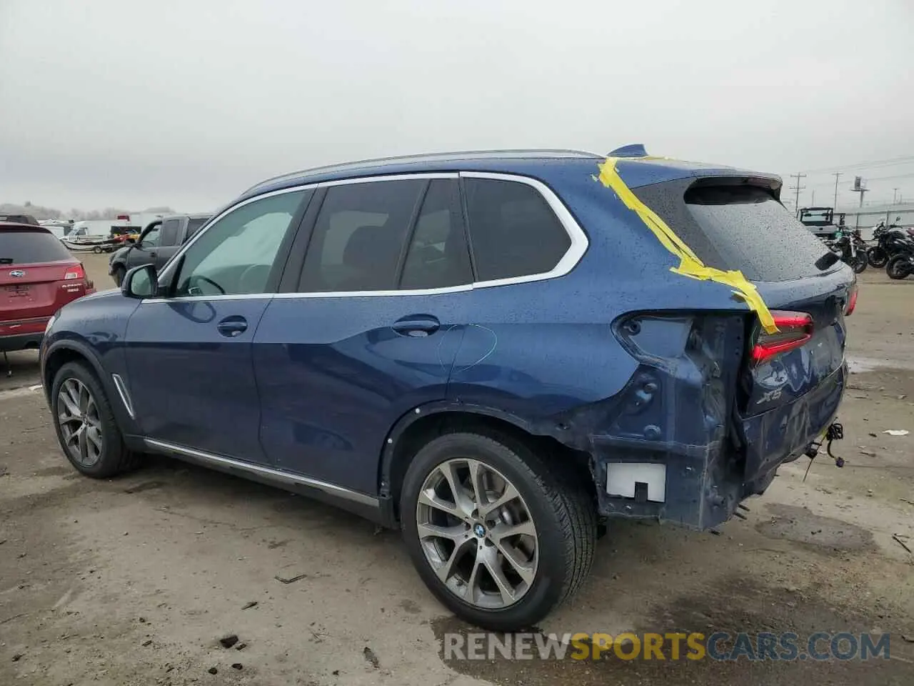 2 fotografías del automóvil dañado 5UXCR6C00L9B01963 BMW X5 2020