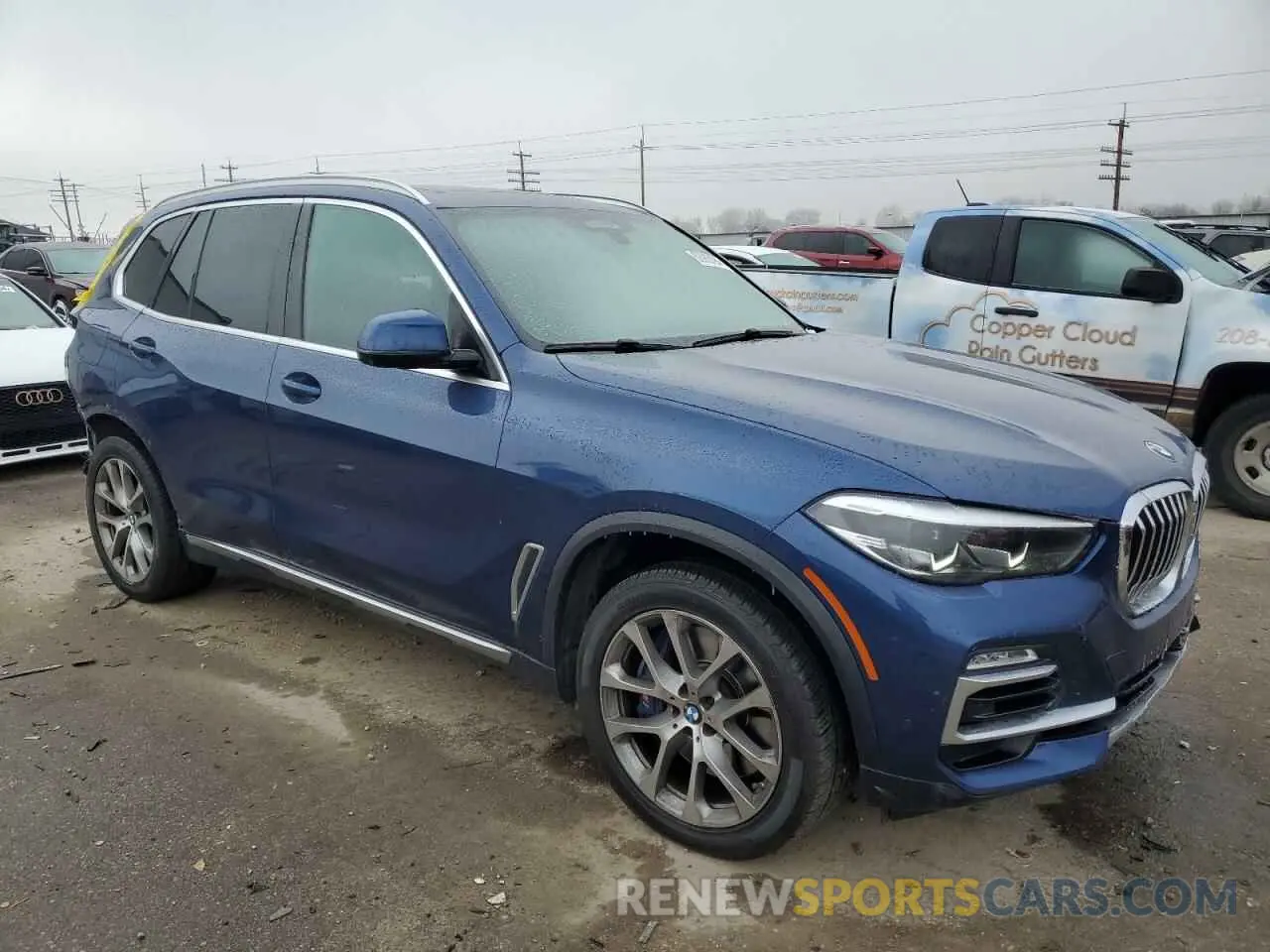 4 fotografías del automóvil dañado 5UXCR6C00L9B01963 BMW X5 2020