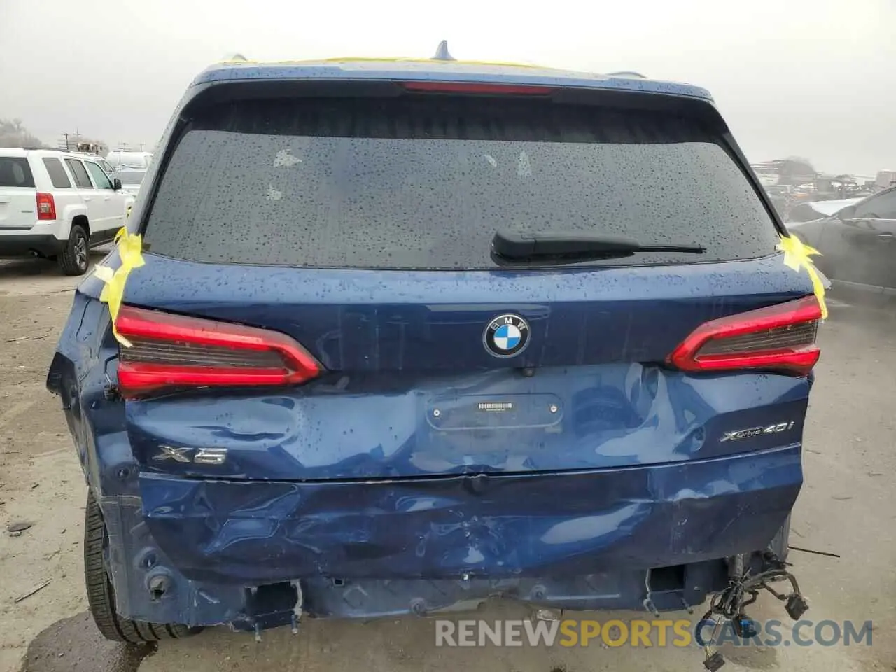 6 fotografías del automóvil dañado 5UXCR6C00L9B01963 BMW X5 2020