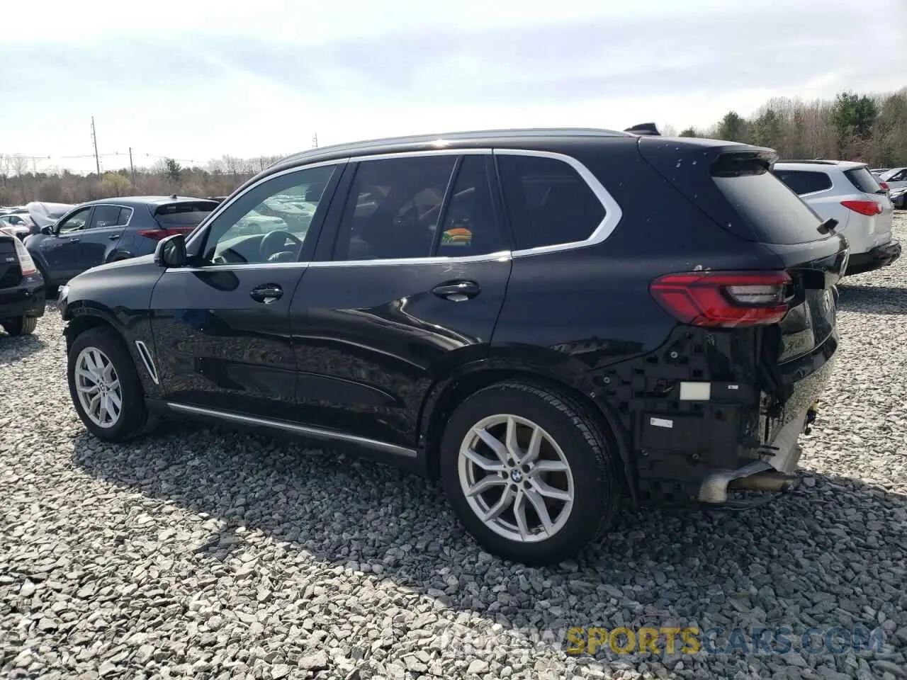 2 fotografías del automóvil dañado 5UXCR6C00L9C02503 BMW X5 2020