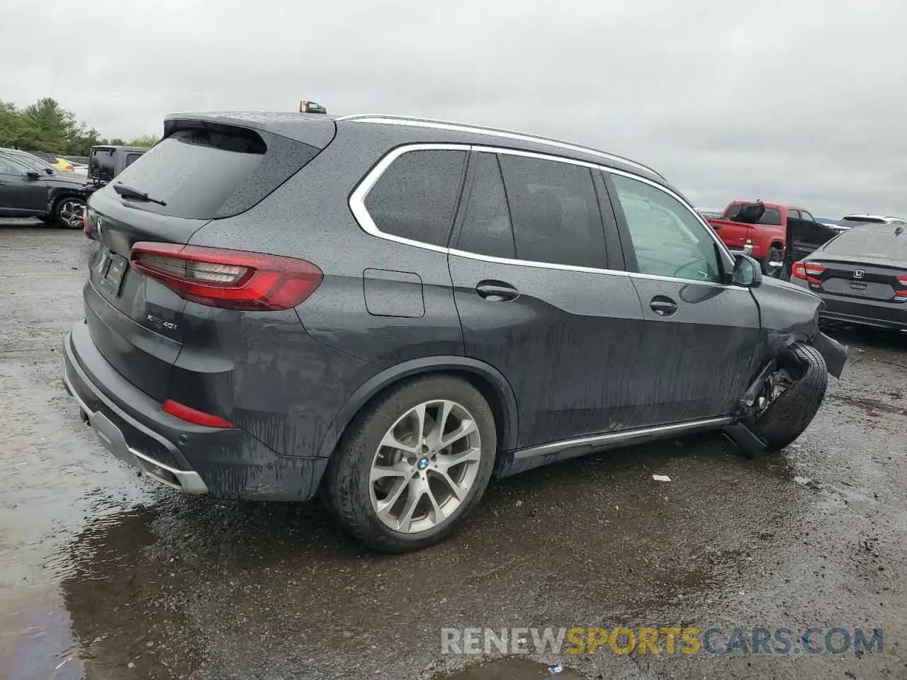 3 fotografías del automóvil dañado 5UXCR6C00L9C59994 BMW X5 2020
