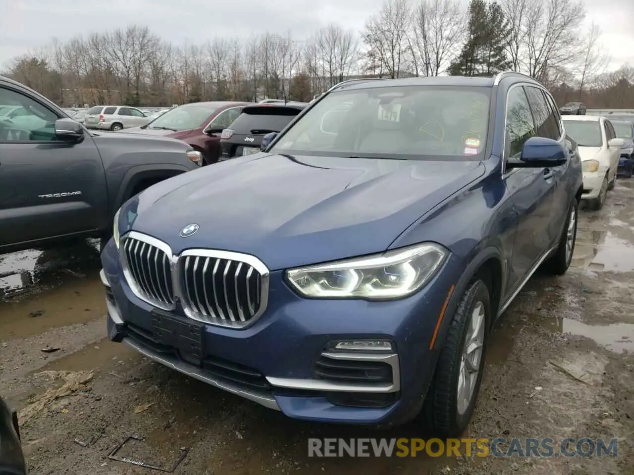2 fotografías del automóvil dañado 5UXCR6C01L9C40757 BMW X5 2020