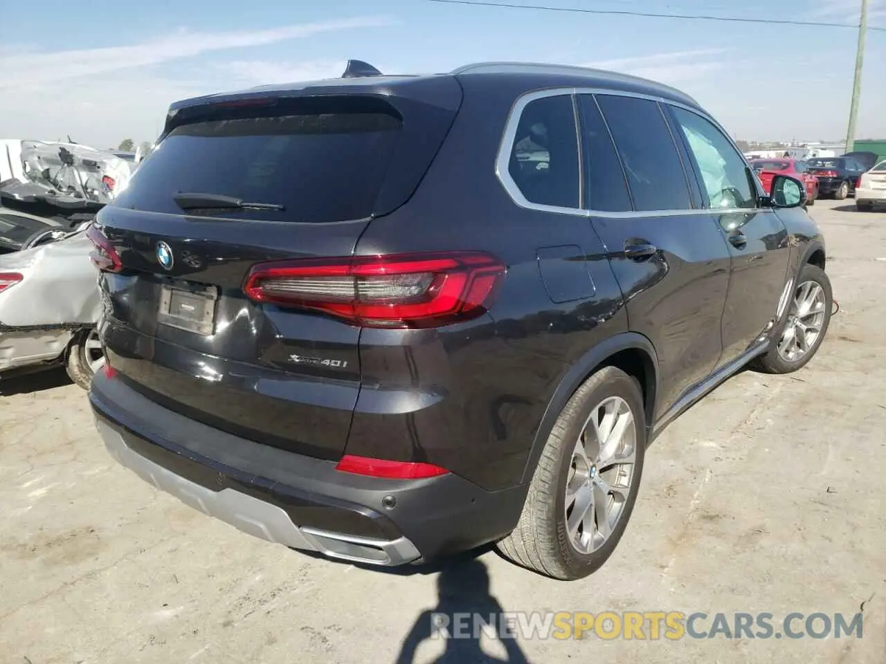 4 fotografías del automóvil dañado 5UXCR6C02LLL82423 BMW X5 2020