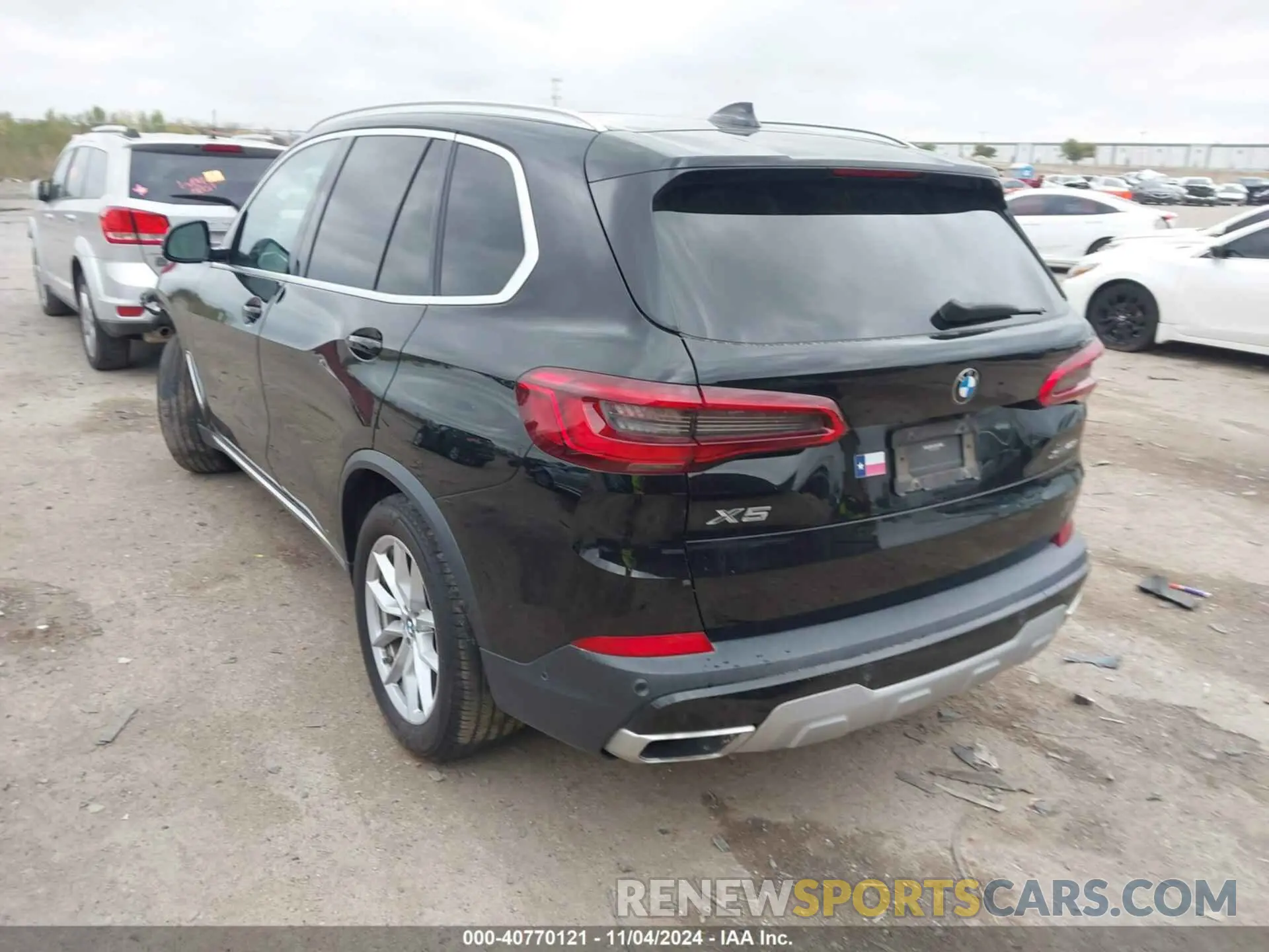 3 fotografías del automóvil dañado 5UXCR6C03L9B30356 BMW X5 2020