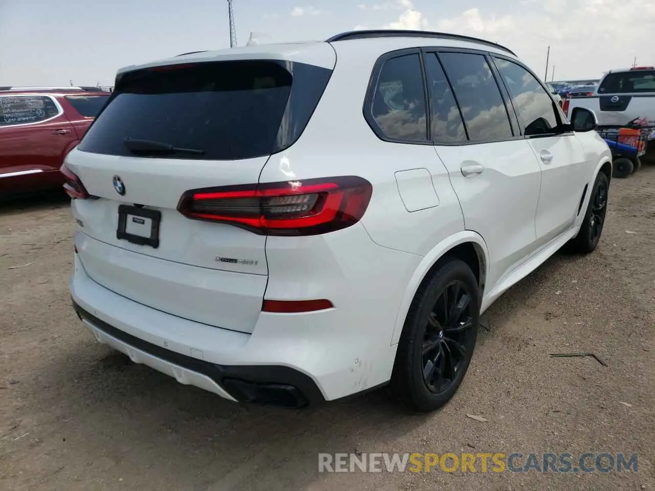 4 fotografías del automóvil dañado 5UXCR6C03L9D04765 BMW X5 2020