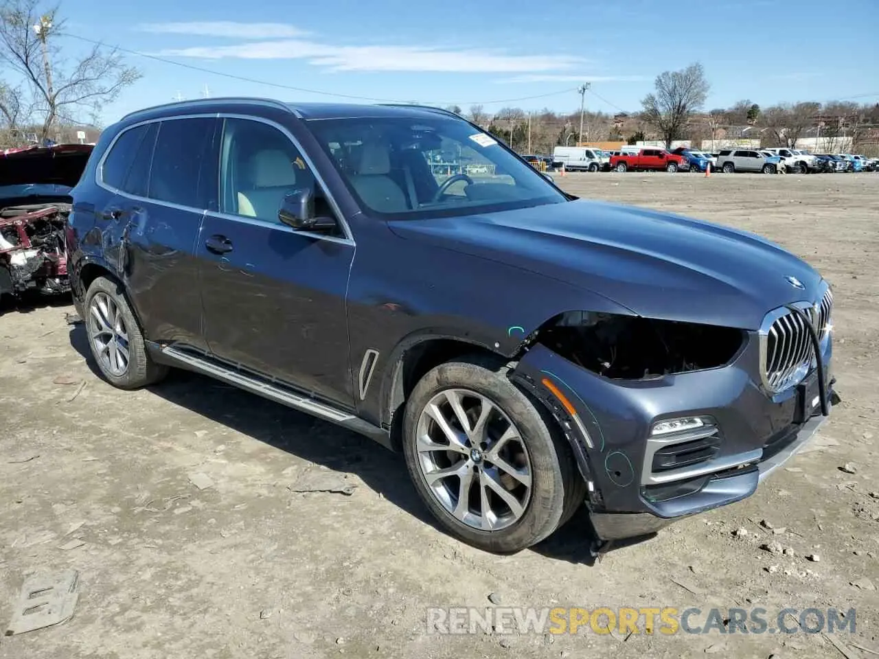 4 fotografías del automóvil dañado 5UXCR6C03L9D41590 BMW X5 2020