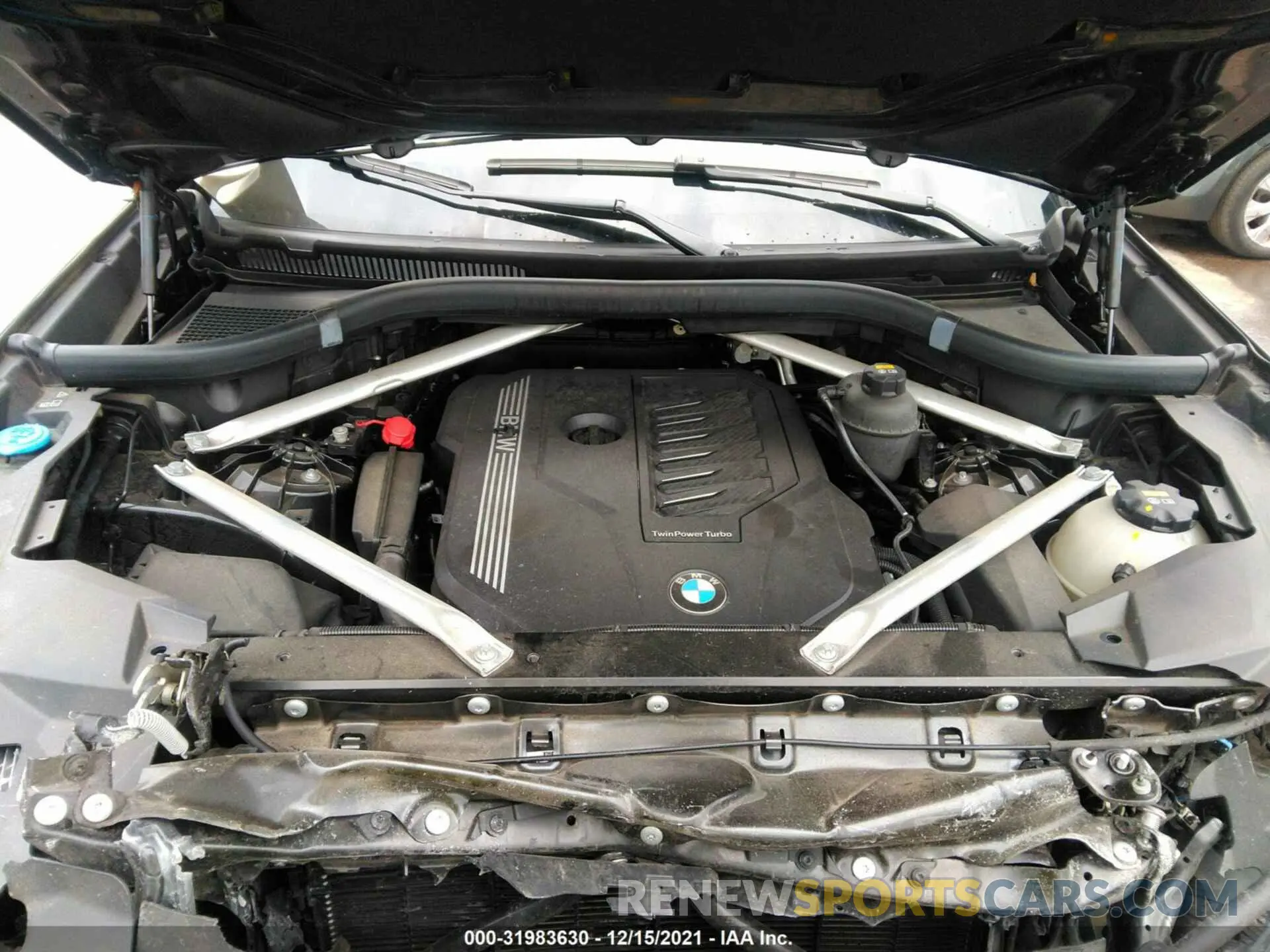 10 fotografías del automóvil dañado 5UXCR6C03LLL82530 BMW X5 2020
