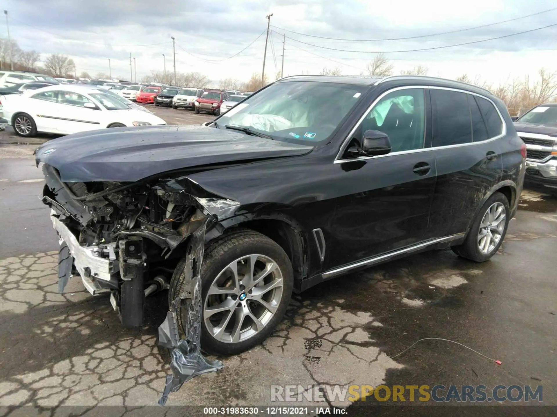2 fotografías del automóvil dañado 5UXCR6C03LLL82530 BMW X5 2020