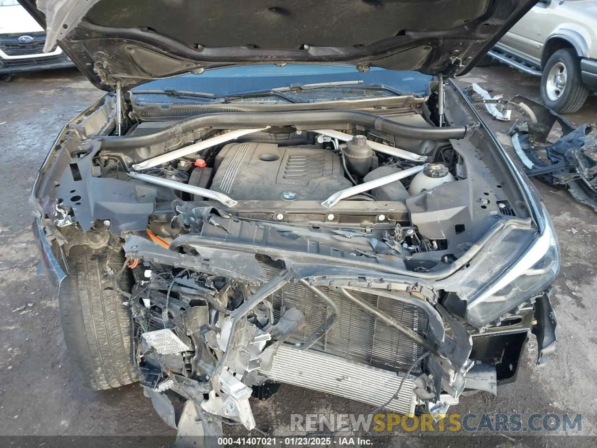 10 fotografías del automóvil dañado 5UXCR6C04L9D67261 BMW X5 2020