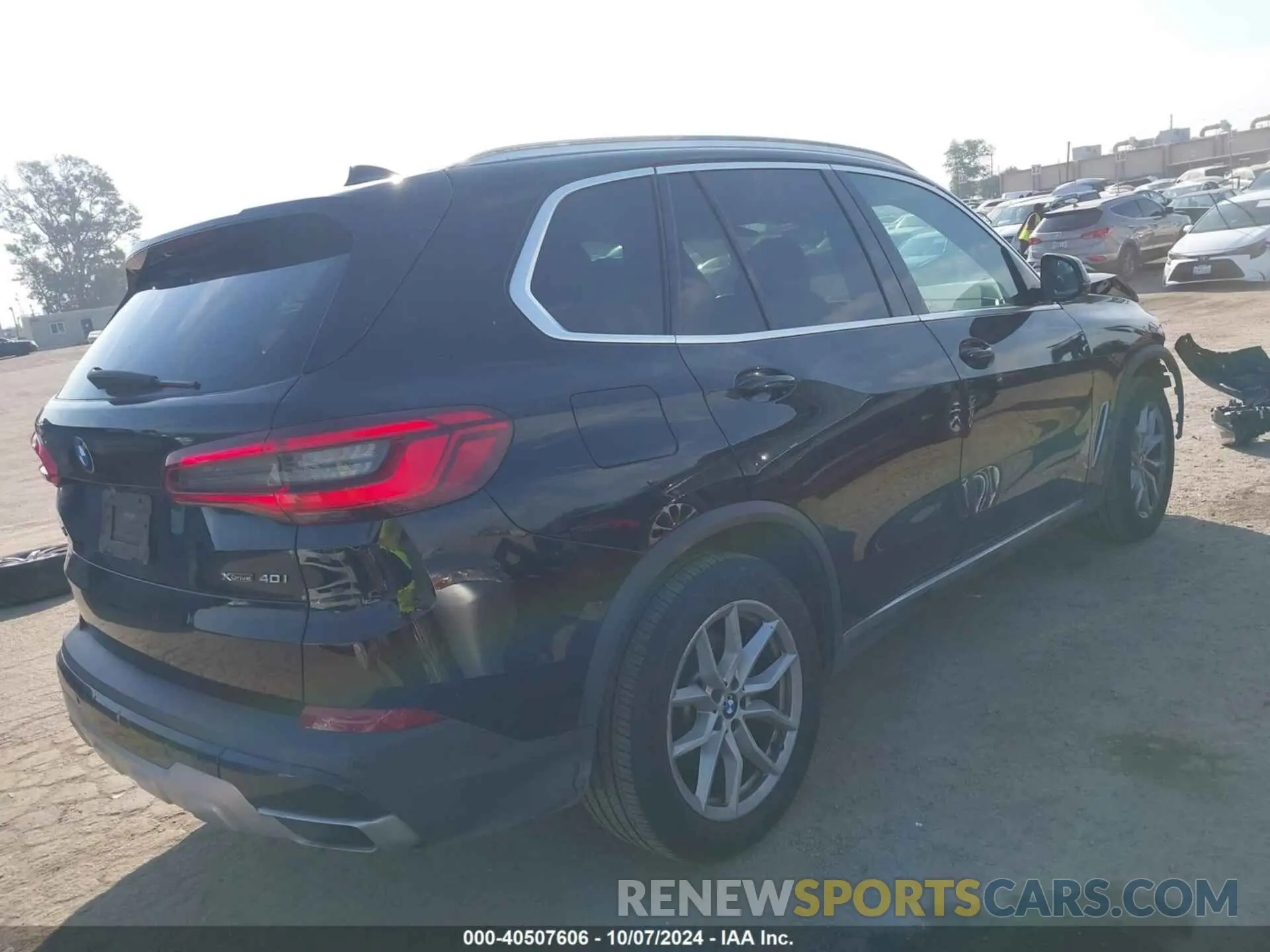 4 fotografías del automóvil dañado 5UXCR6C05L9B21903 BMW X5 2020