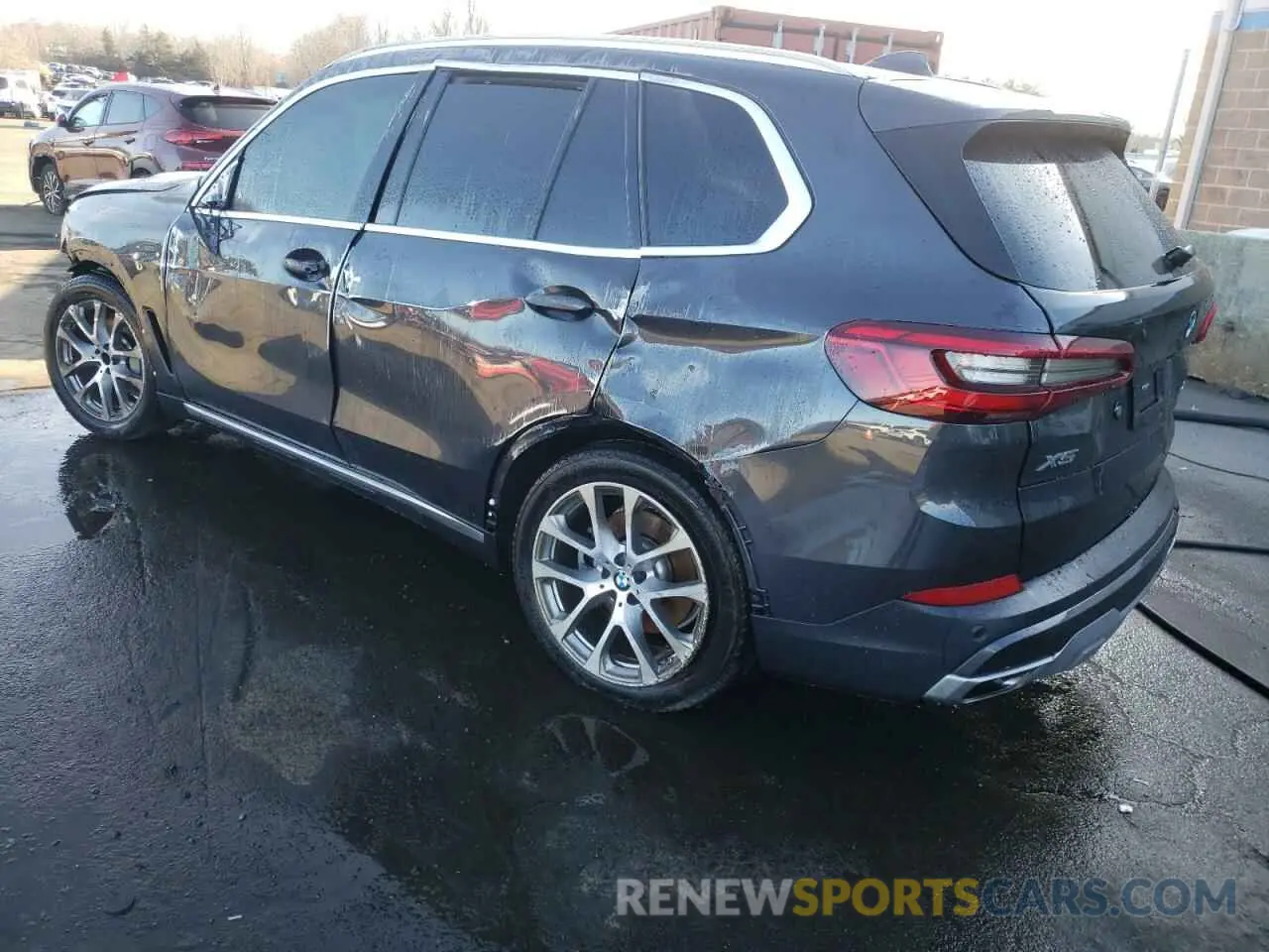 2 fotografías del automóvil dañado 5UXCR6C06L9B27824 BMW X5 2020