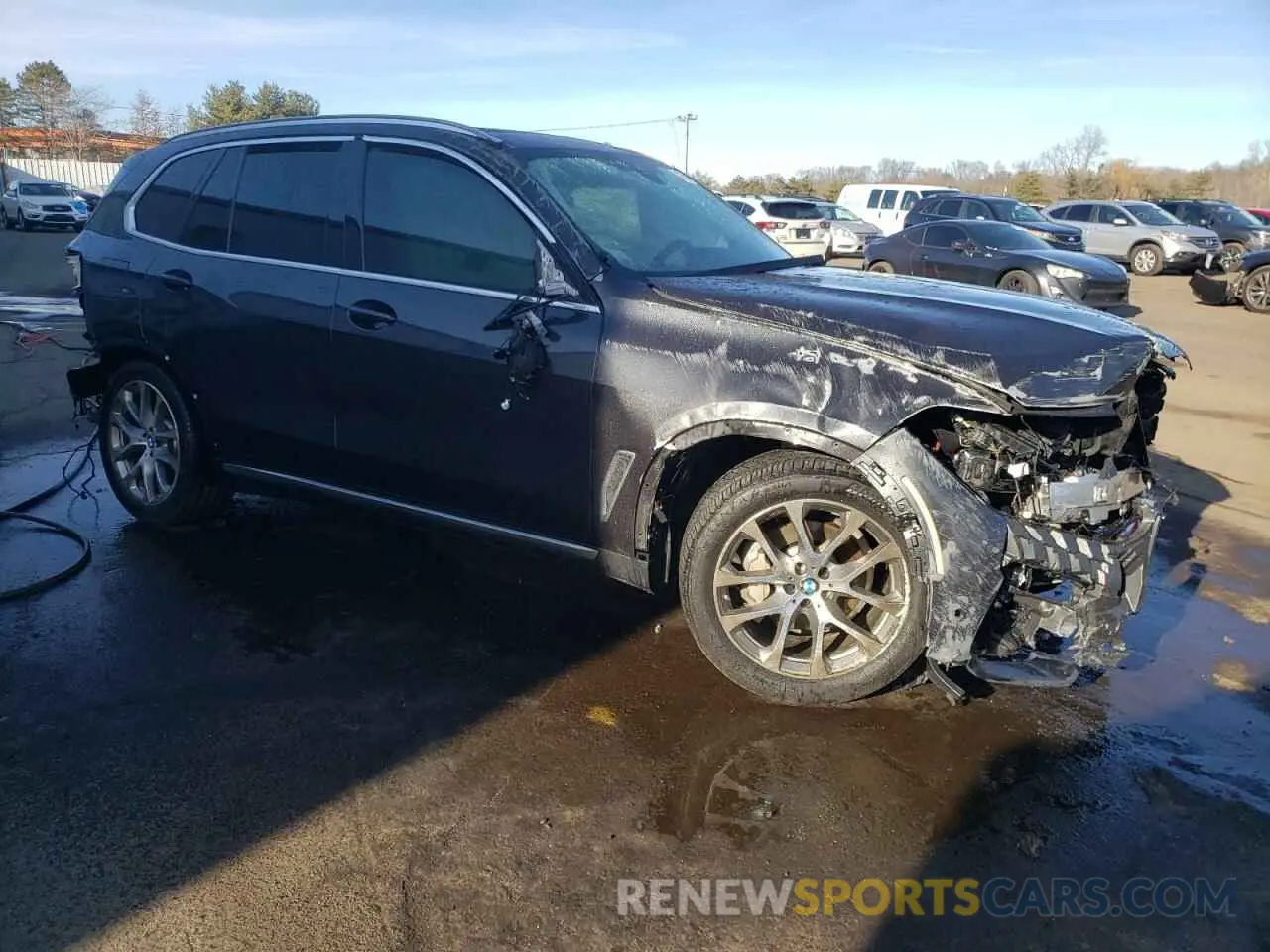 4 fotografías del automóvil dañado 5UXCR6C06L9B27824 BMW X5 2020