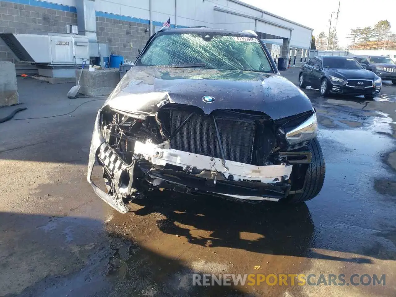 5 fotografías del automóvil dañado 5UXCR6C06L9B27824 BMW X5 2020