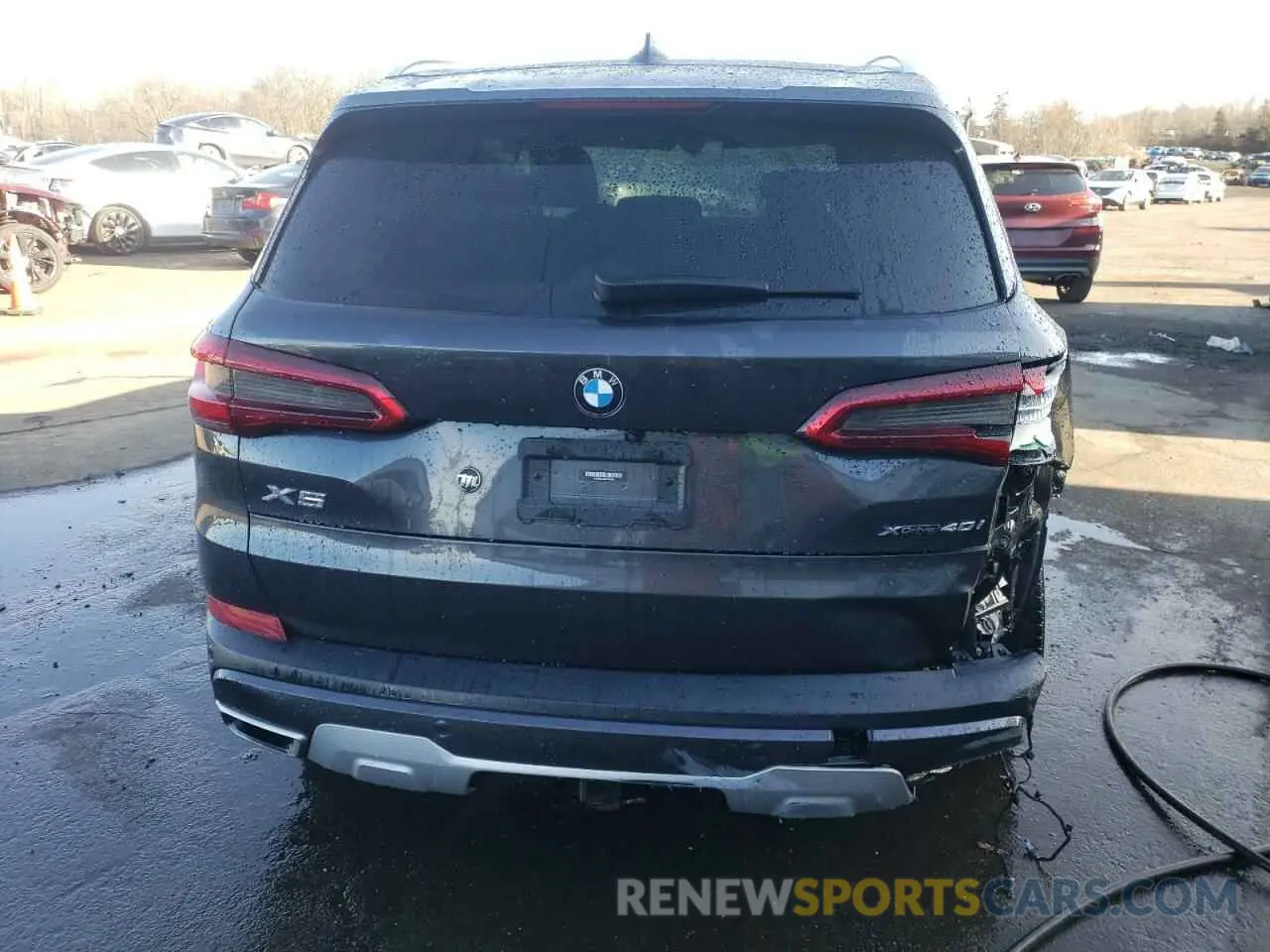 6 fotografías del automóvil dañado 5UXCR6C06L9B27824 BMW X5 2020