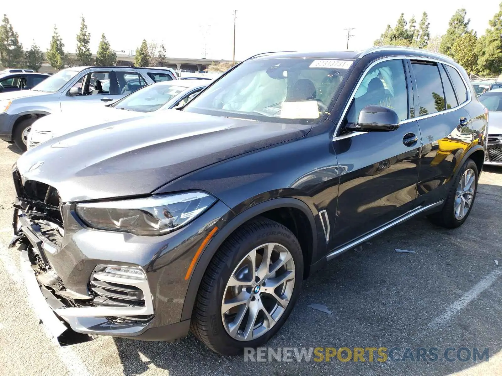 2 fotografías del automóvil dañado 5UXCR6C07L9C61578 BMW X5 2020