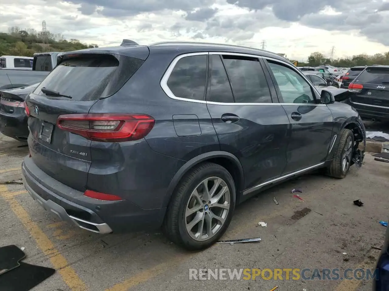 3 fotografías del automóvil dañado 5UXCR6C09L9B92957 BMW X5 2020