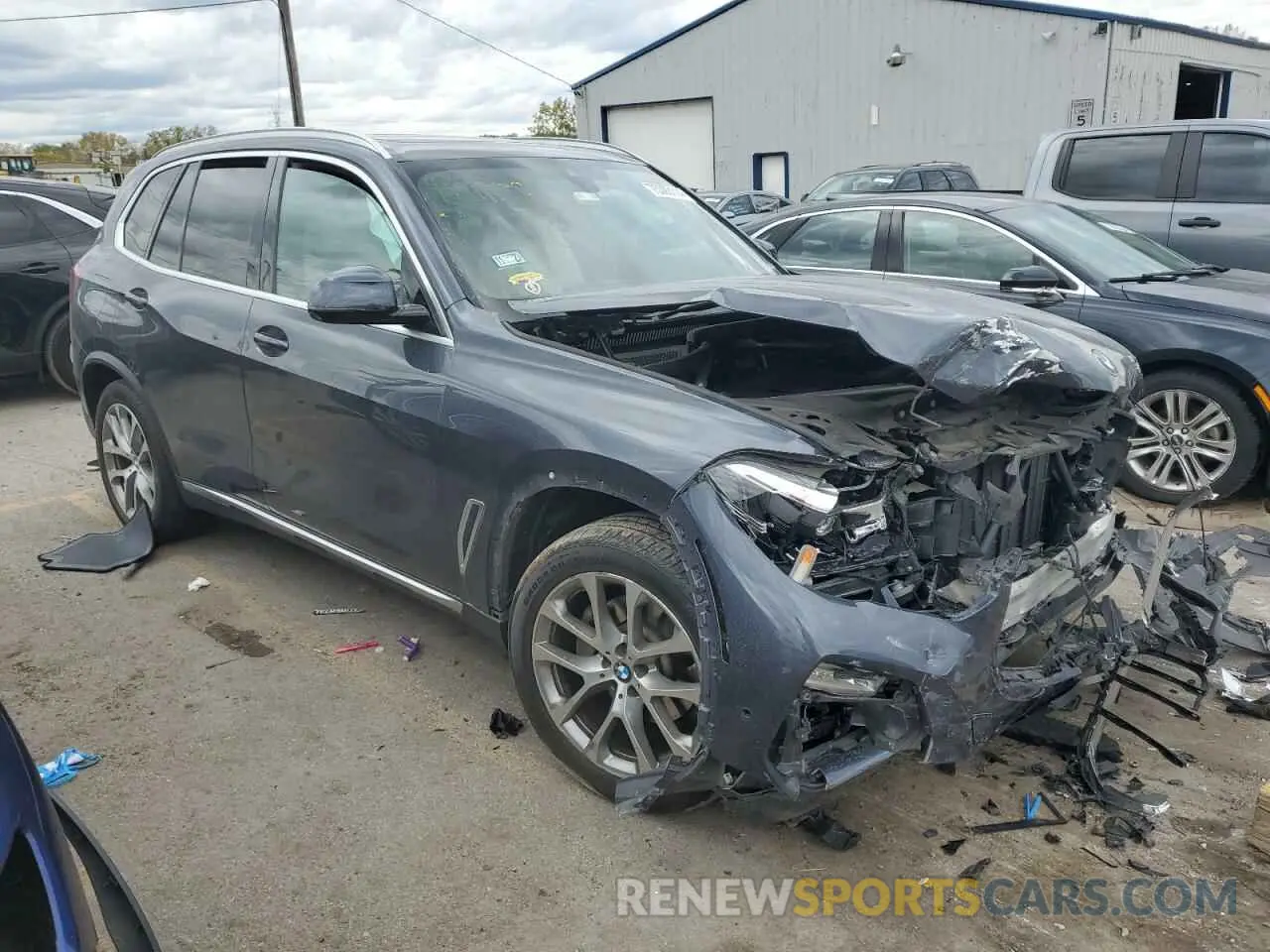 4 fotografías del automóvil dañado 5UXCR6C09L9B92957 BMW X5 2020