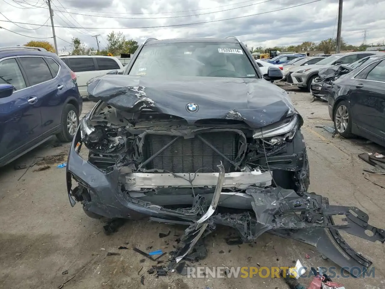 5 fotografías del automóvil dañado 5UXCR6C09L9B92957 BMW X5 2020