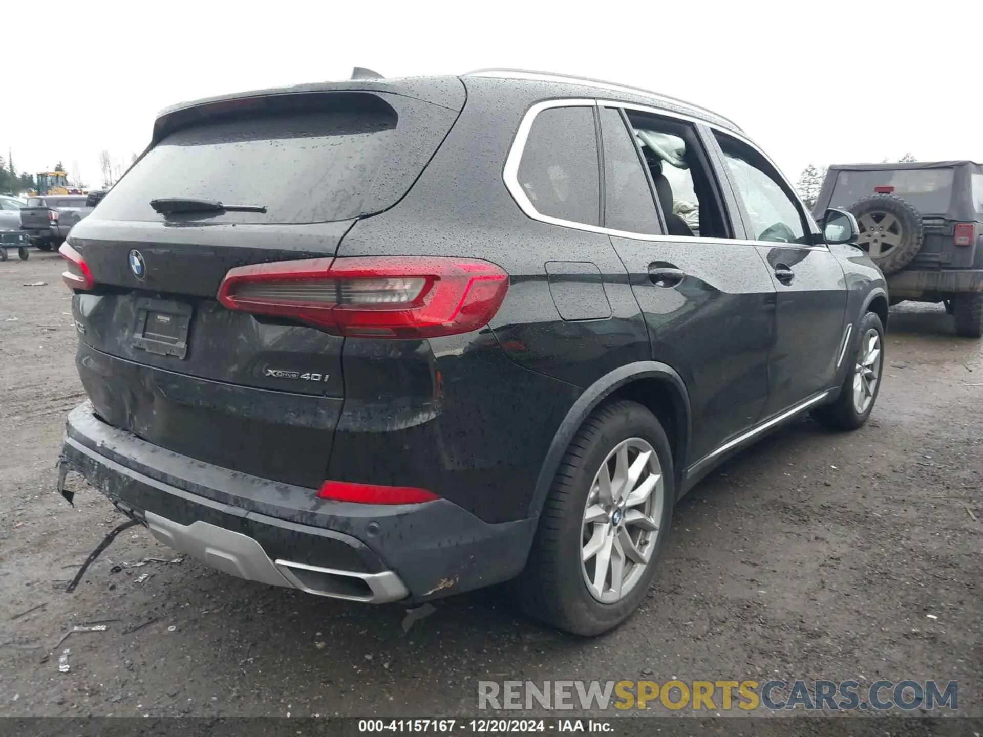 4 fotografías del automóvil dañado 5UXCR6C09L9C02273 BMW X5 2020
