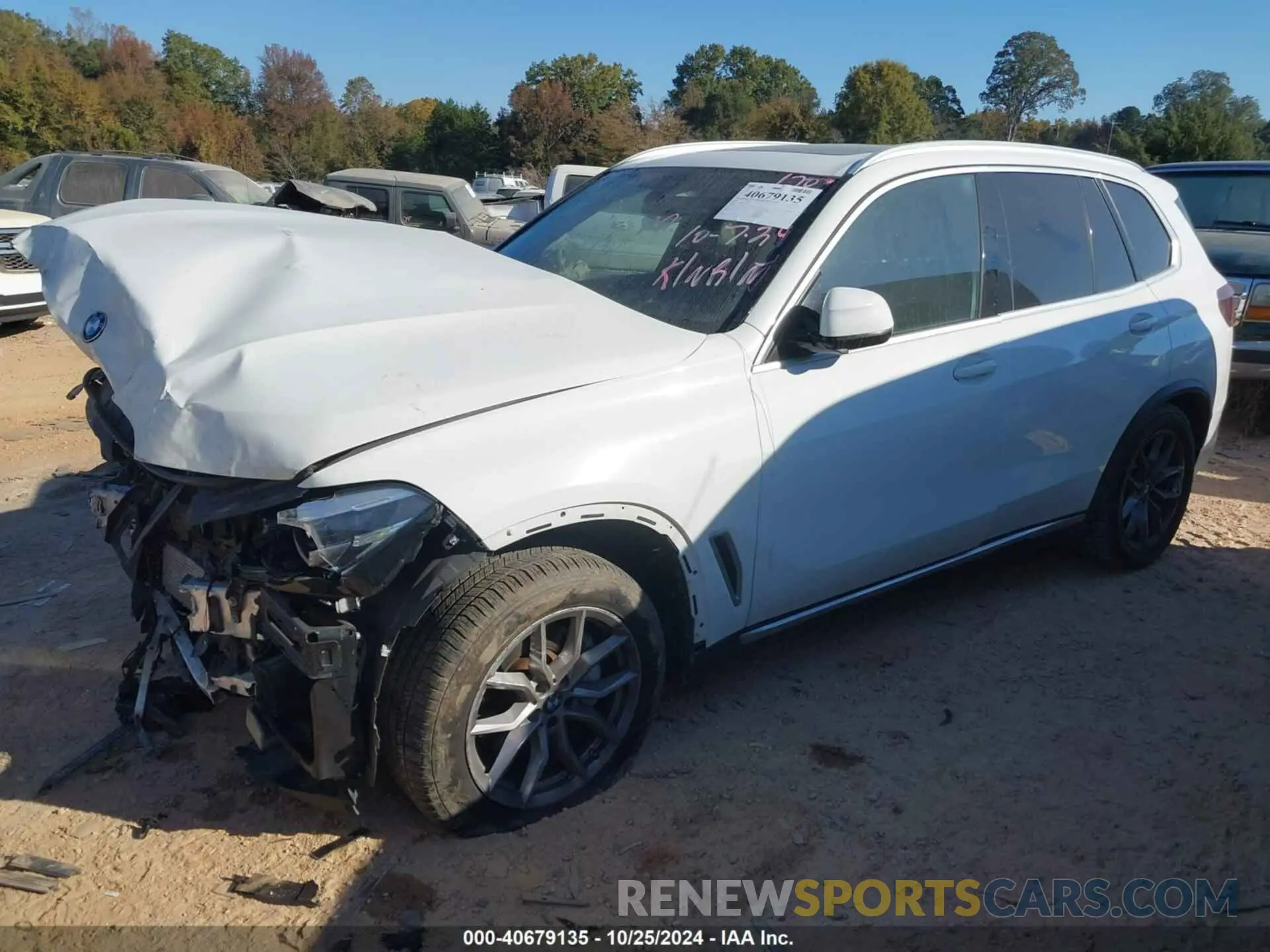 2 fotografías del automóvil dañado 5UXCR6C09L9C63803 BMW X5 2020