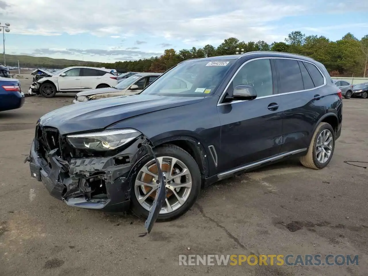1 fotografías del automóvil dañado 5UXCR6C0XLLL75042 BMW X5 2020