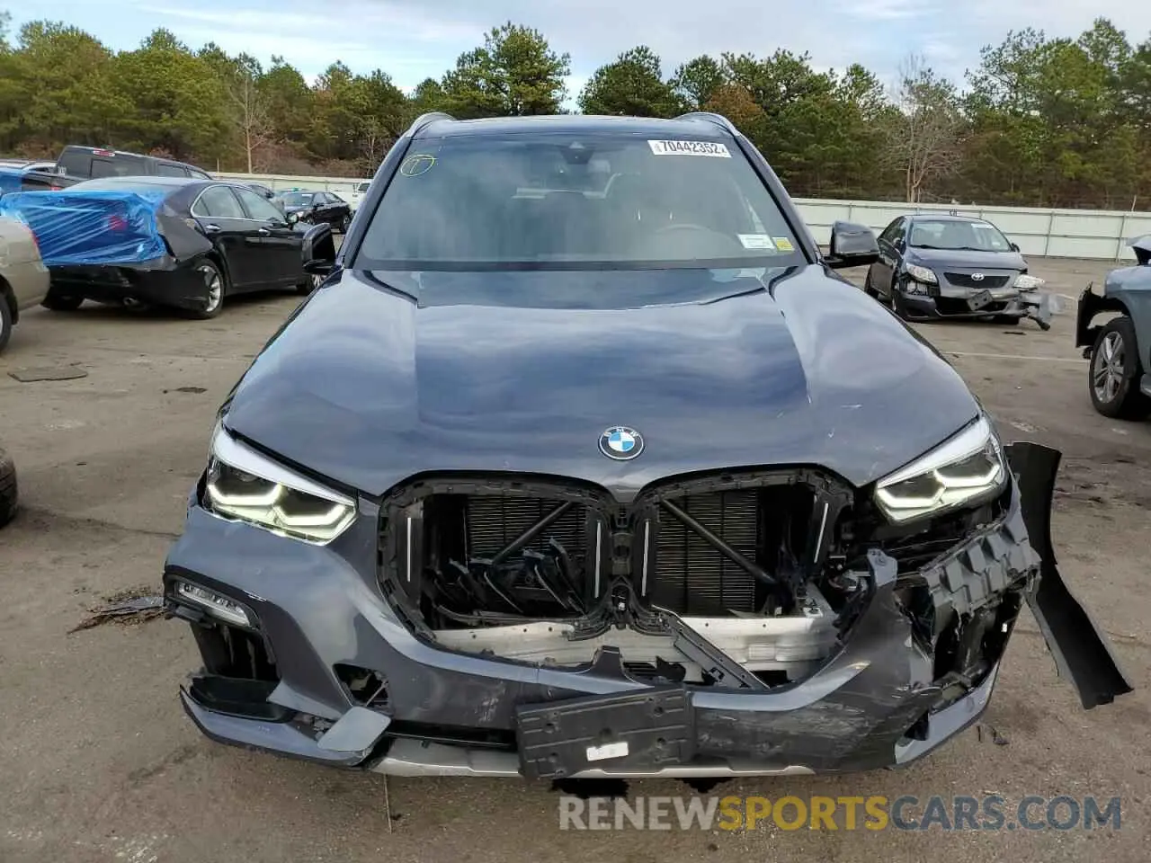 5 fotografías del automóvil dañado 5UXCR6C0XLLL75042 BMW X5 2020