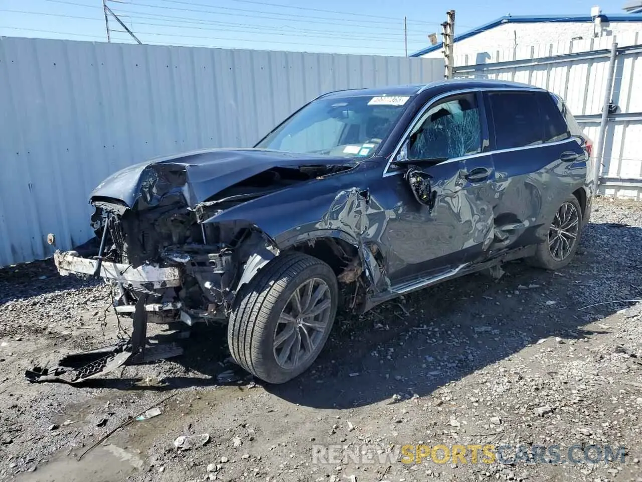 1 fotografías del automóvil dañado 5UXJU2C04LLN68043 BMW X5 2020