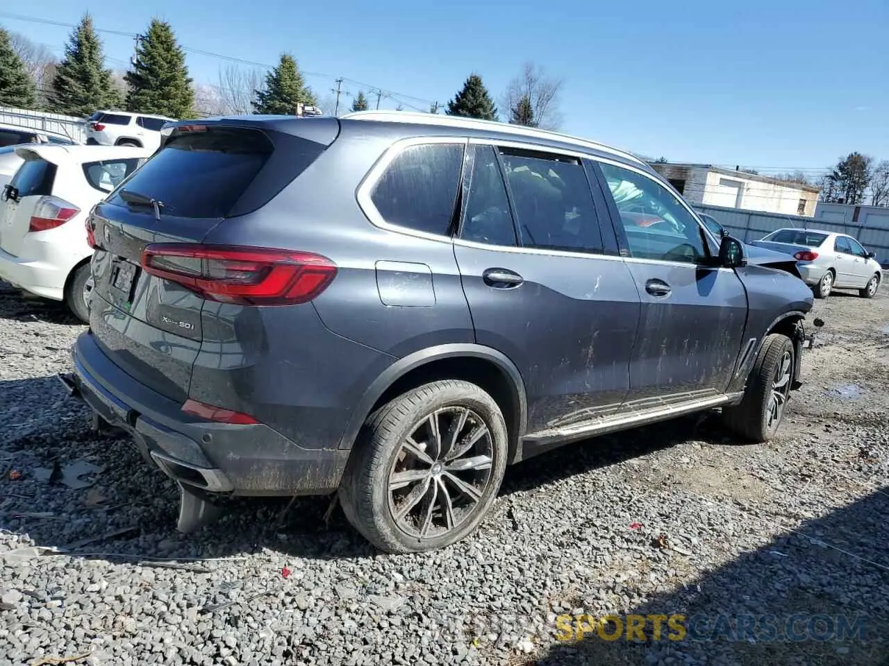 3 fotografías del automóvil dañado 5UXJU2C04LLN68043 BMW X5 2020