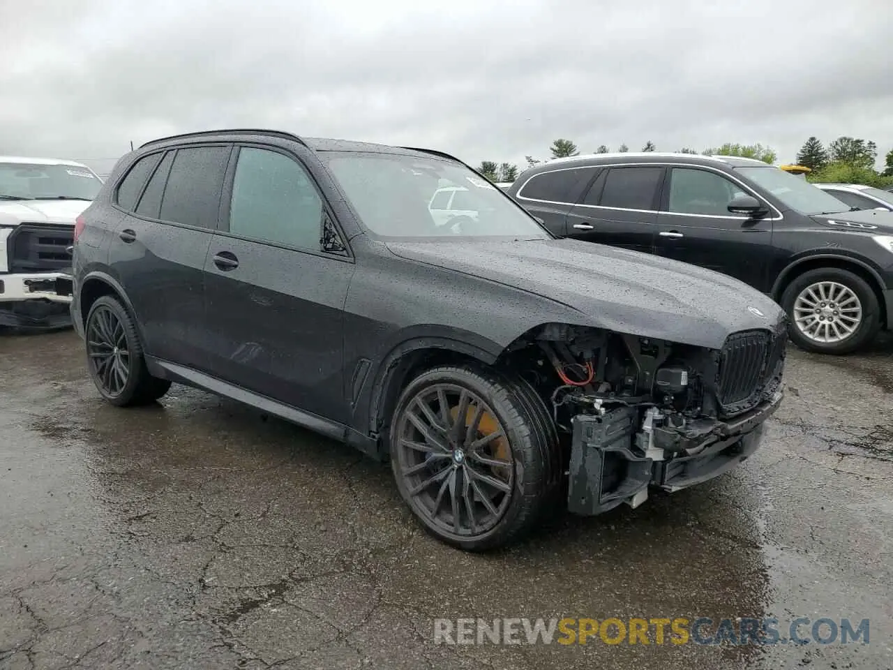 4 fotografías del automóvil dañado 5UXJU4C00L9C42607 BMW X5 2020
